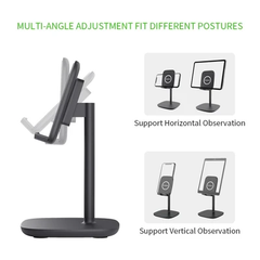 Black Universal Tablet Stand Desktop Holder