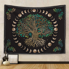 Mandala Series Sunstone Tapestry for Home Decor
