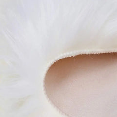 Fluffy Floral Shaped Area Rug - Non-Slip Design