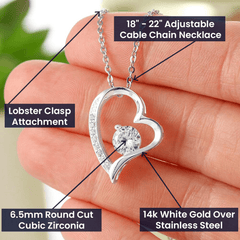 A heartbeat away - Forever Love Necklace