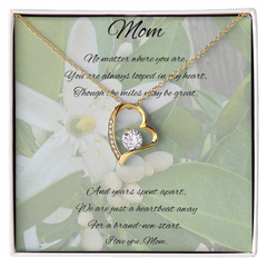 A heartbeat away - Forever Love Necklace