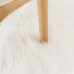 Fluffy Floral Shaped Area Rug - Non-Slip Design