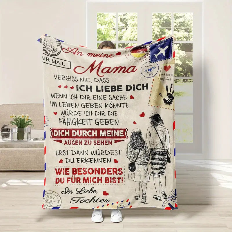 Digital Printing Flannel Blanket for All Seasons (1pc)