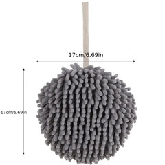 Cute Chenille Hanging Hand Towel for Kitchen & Bathroom